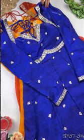 Viral Shimmer Gown Set